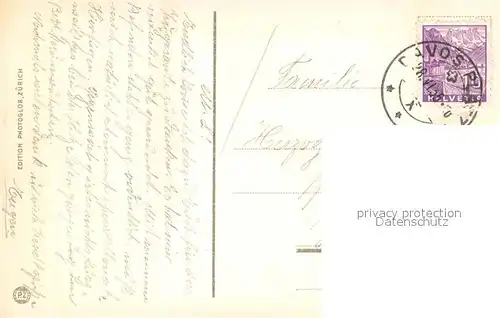 AK / Ansichtskarte Davosersee Panorama Davosersee