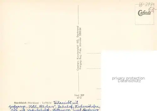 AK / Ansichtskarte Norddeich__Norden_Nordseebad Fliegeraufnahme 