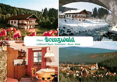 AK / Ansichtskarte Bayerisch_Eisenstein Hotel Grenzwald Gaststube Panorama Bayerisch_Eisenstein