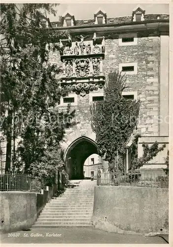AK / Ansichtskarte St_Gallen_SG Karlstor St_Gallen_SG
