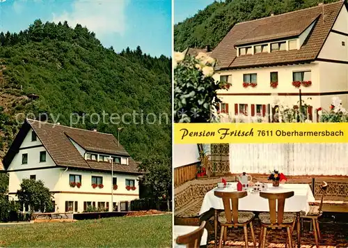 AK / Ansichtskarte Oberharmersbach Pension Fritsch Gaststube Oberharmersbach