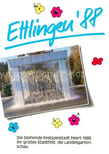 AK / Ansichtskarte Ettlingen Landesgartenschau 88 Ettlingen