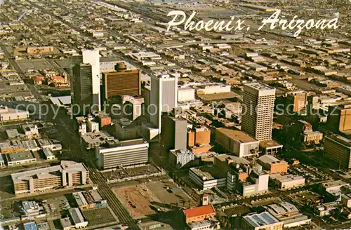 AK / Ansichtskarte Phoenix_Arizona Downtown Phoenix Air view Phoenix Arizona