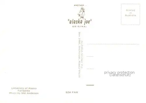 AK / Ansichtskarte Fairbanks_Alaska University of Alaska Air view 