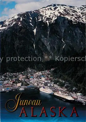 AK / Ansichtskarte Juneau_Alaska Air view 