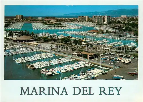 AK / Ansichtskarte Marina_Del_Rey_California Yachthafen Fliegeraufnahme 