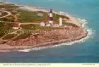 AK / Ansichtskarte Long_Island_City Aerial View of Montauk Point Lighthouse  Long_Island_City