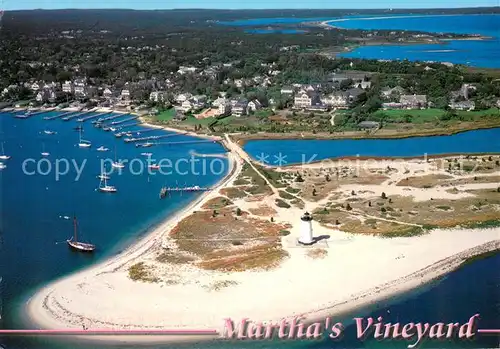 AK / Ansichtskarte Edgartown Marthas Vineyard Air view 