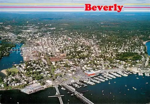 AK / Ansichtskarte Beverly_Massachusetts Aerial view Beverly Massachusetts
