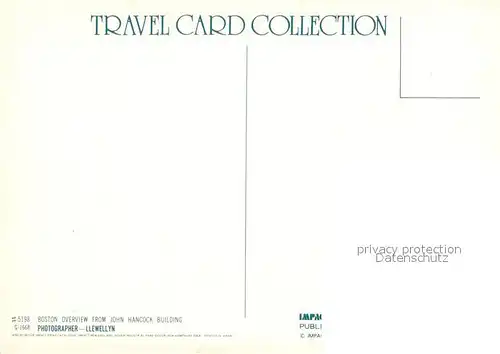 AK / Ansichtskarte Boston_Massachusetts Overview from John Hancock Building 