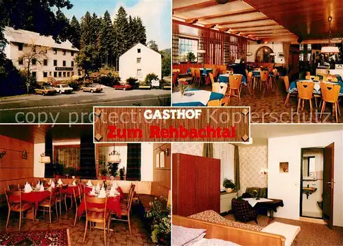 AK / Ansichtskarte Grafengehaig Gasthof Zum Rehbachtal Gastraeume Gaestezimmer Grafengehaig