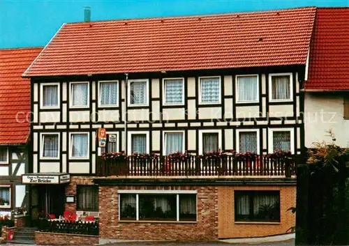 AK / Ansichtskarte Lippoldshausen Gast und Pensionshaus Zur Bruecke Lippoldshausen