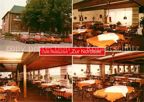 AK / Ansichtskarte Norderhafen Cafe Restaurant Zur Nordsee Gastraeume Norderhafen