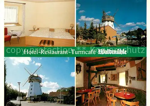 AK / Ansichtskarte Suhlendorf Hotel Restaurant Turmcafe Waldmuehle Gaststube Gaestezimmer Suhlendorf