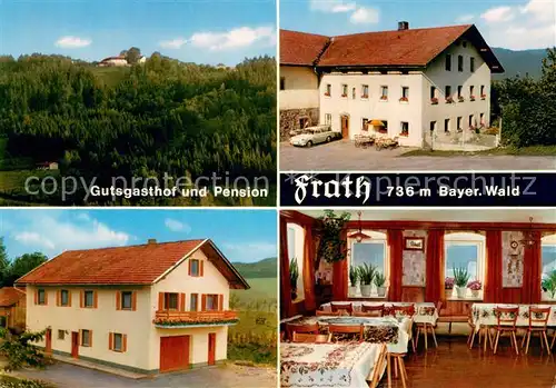 AK / Ansichtskarte Frath_Viechtach Gutsgasthof und Pension Geiger Gaststube Frath Viechtach