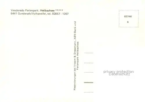 AK / Ansichtskarte Gunderath Vendorado Ferienpark Heilbachsee Bowlingbahn Gunderath