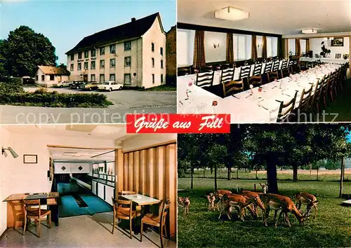 AK / Ansichtskarte Full Reuenthal Speisesaal Kegelbahn Wildgehege Full Reuenthal