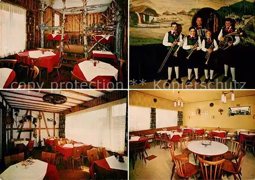 AK / Ansichtskarte Dietersweiler Gasthaus Buergerstueble Gastraeume Musikgruppe Dietersweiler