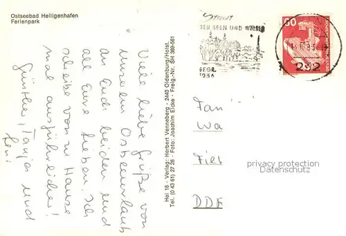 AK / Ansichtskarte Heiligenhafen_Ostseebad Ferienpark Hotels Heiligenhafen_Ostseebad