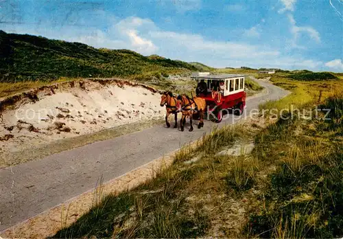 AK / Ansichtskarte Juist_Nordseebad Pferdekutsche Juist_Nordseebad