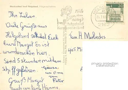 AK / Ansichtskarte Insel_Helgoland Nordseebad Insel_Helgoland