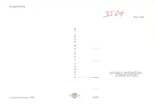 AK / Ansichtskarte Tangermuende Fliegeraufnahme Tangermuende
