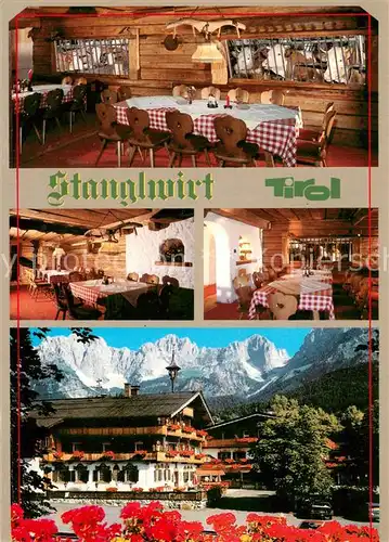 AK / Ansichtskarte Going_Wilden_Kaiser_Tirol Stanglwirt Kuhstall Stube Wilder Kaiser Going_Wilden_Kaiser_Tirol