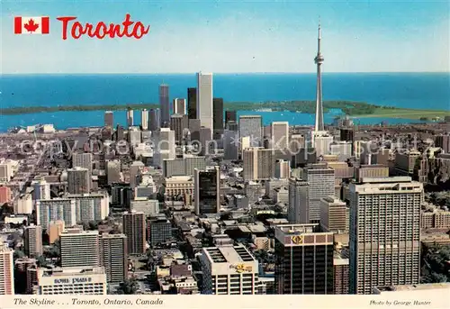 AK / Ansichtskarte Toronto_Canada The Skyline Aerial view Toronto Canada