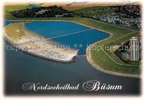 AK / Ansichtskarte Buesum_Nordseebad Fliegeraufnahme Buesum_Nordseebad