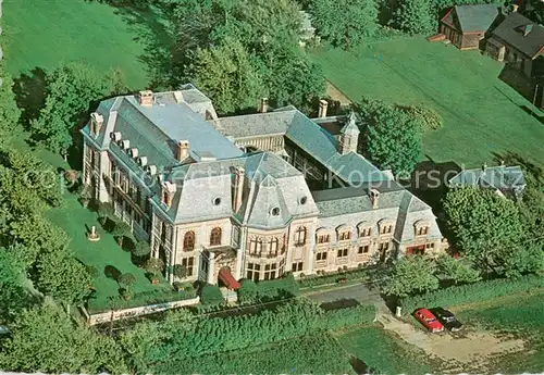 AK / Ansichtskarte Newport_Rhode_Island Aerial view of Belcourt Castle 