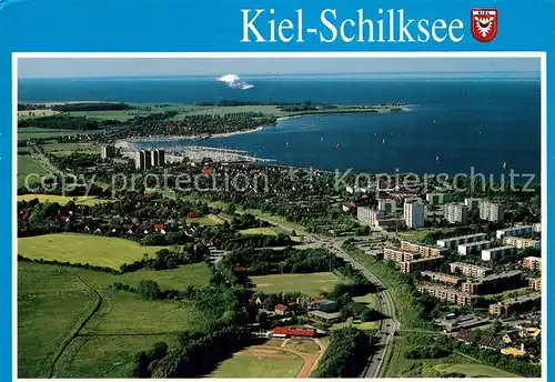 AK / Ansichtskarte Kiel Blick auf Schilksee und Strand Kiel