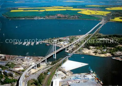 AK / Ansichtskarte Insel_Ruegen Ruegenbruecke ueber den Strelasund Insel Ruegen