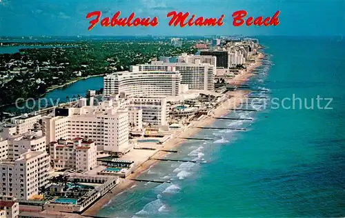 AK / Ansichtskarte Miami_Beach Aerial view 