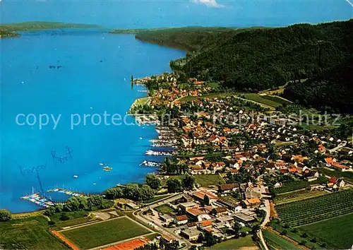 AK / Ansichtskarte Bodman_Bodensee Fliegeraufnahme Bodman Bodensee