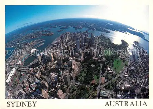 AK / Ansichtskarte Sydney_New_South_Wales Fishey view Sydney_New_South_Wales
