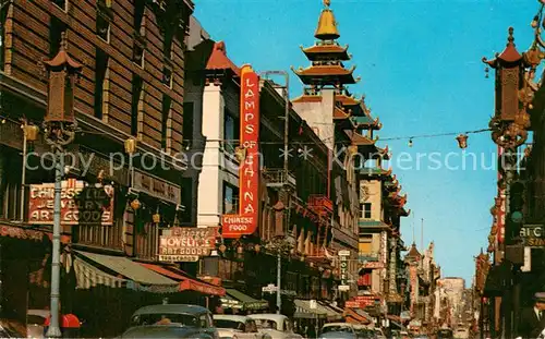 AK / Ansichtskarte San_Francisco_California Grant Avenue Chinatown 
