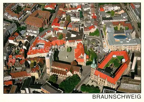 AK / Ansichtskarte Braunschweig Blick auf Burg und Burgplatz Braunschweig