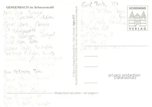 AK / Ansichtskarte Gengenbach Panorama Schwarzwald Gengenbach