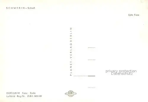AK / Ansichtskarte Schwerin__Mecklenburg Schloss 