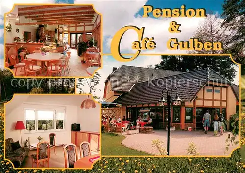 AK / Ansichtskarte Gulben Pension Cafe Simon Gastraeume Gulben