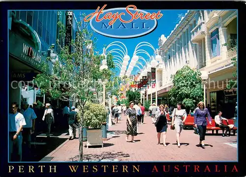 AK / Ansichtskarte Perth_Western_Australia Hay Street Mall Perth_Western_Australia