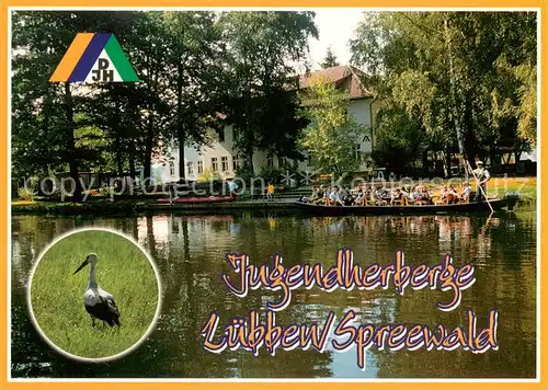 AK / Ansichtskarte Luebben_Spreewald Jugendherberge Spreewaldpartie Luebben Spreewald