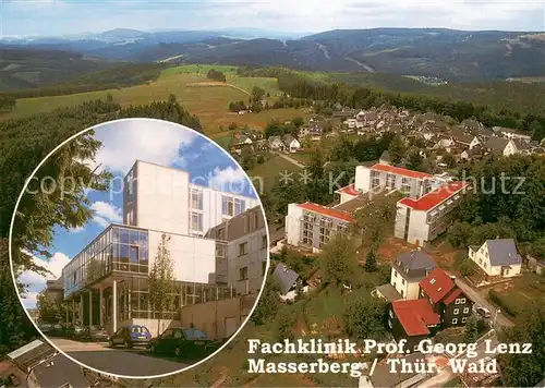 AK / Ansichtskarte Masserberg Fachklinik Prof Georg Lenz Fliegeraufnahme Masserberg