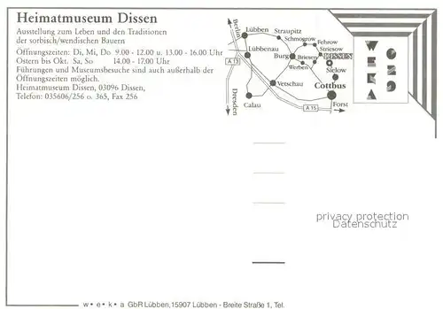 AK / Ansichtskarte Dissen_Niederlausitz Heimatmuseum Dissen_Niederlausitz