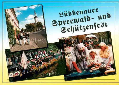 AK / Ansichtskarte Luebbenau_Spreewald Traditionelles Spreewald und Schuetzenfest Details Luebbenau Spreewald