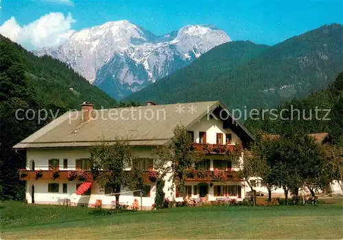 AK / Ansichtskarte Ramsau_Berchtesgaden haus Anfanglehen Ramsau Berchtesgaden