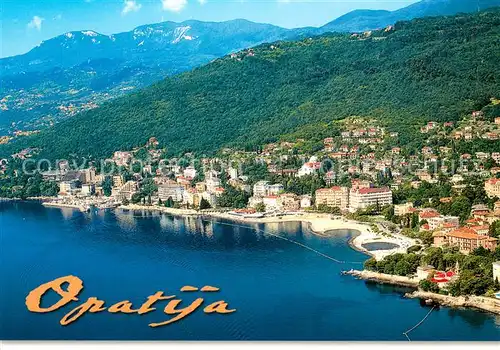AK / Ansichtskarte Opatija_Abbazia Fliegeraufnahme 