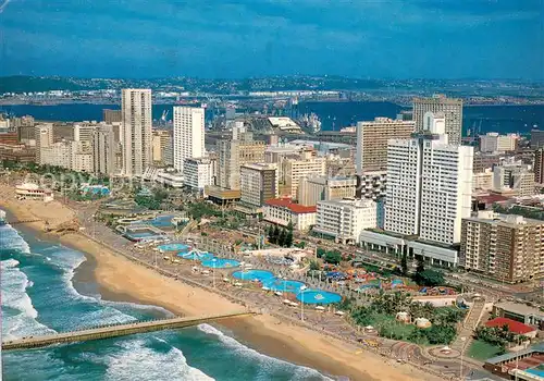 AK / Ansichtskarte Durban__South_Africa Strandhotels Fliegeraufnahme 