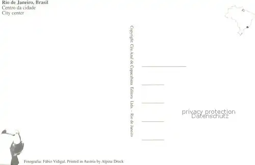 AK / Ansichtskarte Rio_de_Janeiro Centro da cidade vista aerea Rio_de_Janeiro