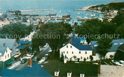 AK / Ansichtskarte Rockport_Massachusetts Rockport Harbor as seen from The old Sloop 
